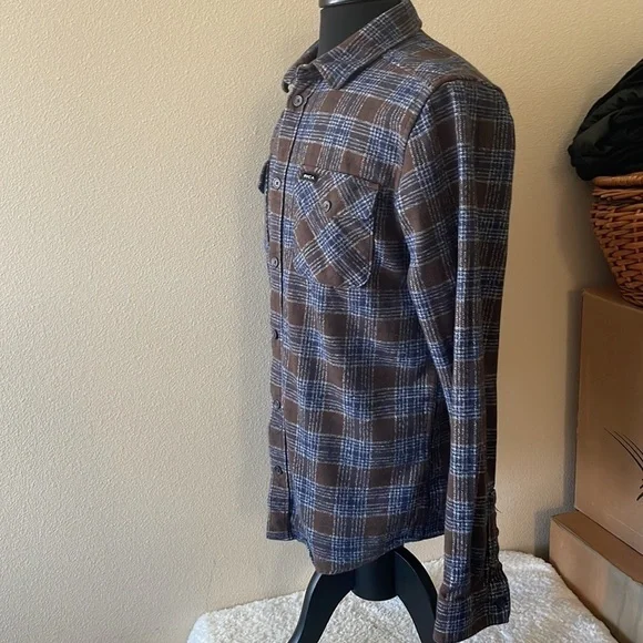 Rvca Flannel Long Sleeve Shirt Size Medium